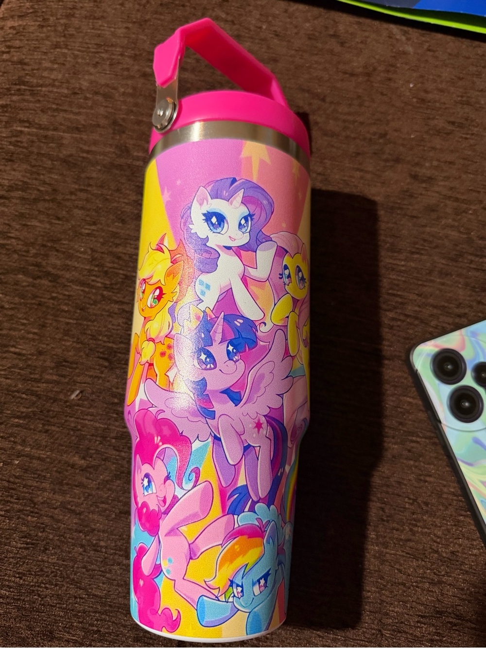 My Little Pony Pink Rainbow Character Stainless Steel Bottle